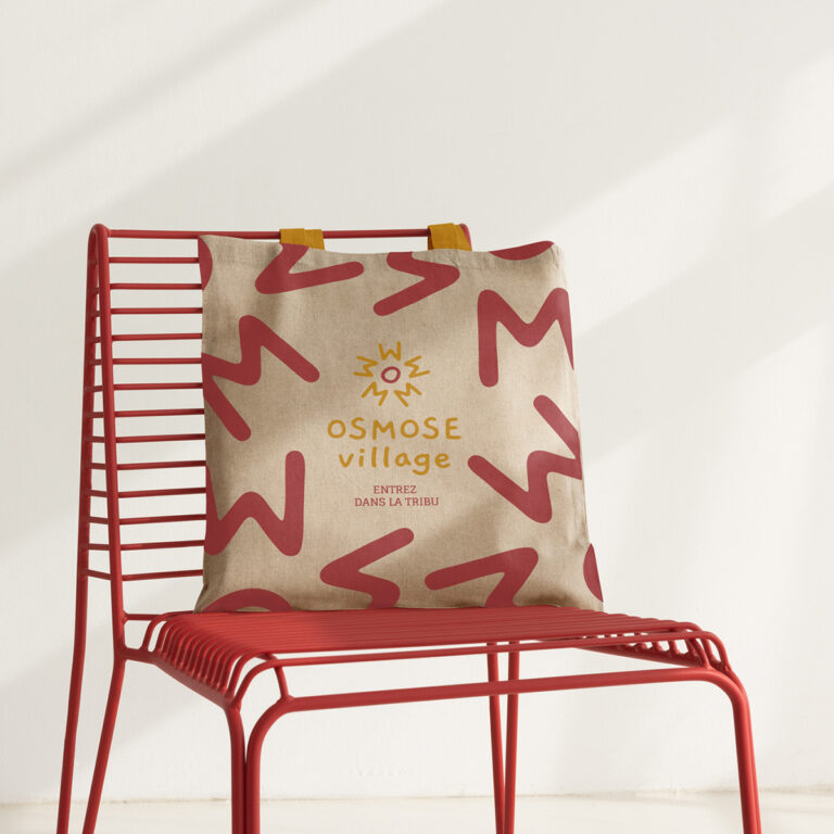 Projet concept : tote bag d'Osmose Village